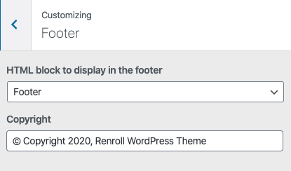 Footer